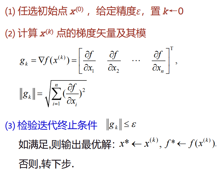 阻尼牛顿法算法步骤1